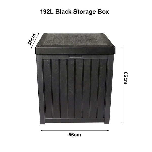 QOZY Outdoor Storage Box, Storage Cabinet, Bench Storage Container, Patio Deck Box,Garden Chest Tool Box, Organizer Shed, for Backyard Toy Shoe Barbecue Supplies Cushion Rug